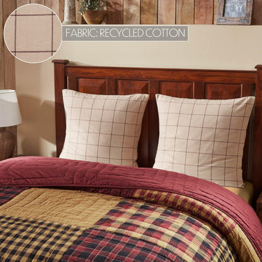 Connell Fabric Euro Sham Set of 2 26x26 - The Fox Decor